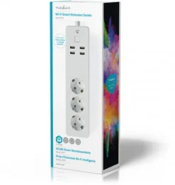Komfort Nedis WIFIP311FWT Smart Steckdosenleiste 3x Schuko Typ F, 4x USB 10 Komfort Nedis WIFIP311FWT Smart Steckdosenleiste 3x Schuko Typ F, 4x USB -Smart Home Verkäufe 0b09a8bd b4da 4849 8cbe 84ca3aef9a68 600x600