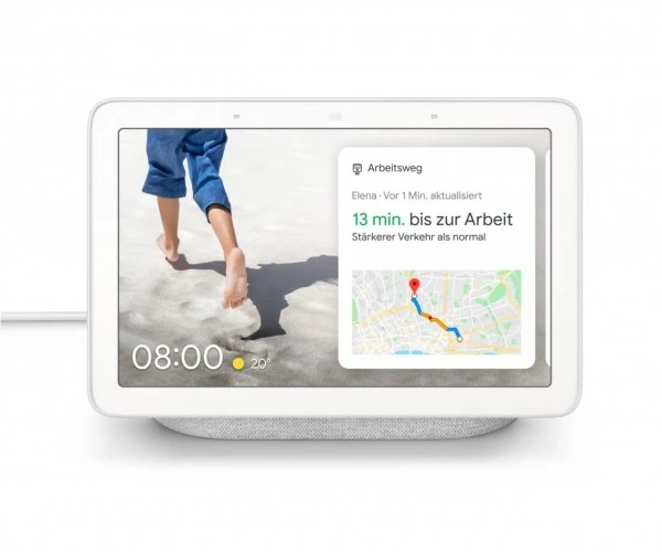 Komfort Google Nest Hub Steuereinheit Kreide 3 Komfort Google Nest Hub Steuereinheit Kreide
