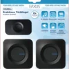 Komfort EAXUS 3-teiliges Türklingel Set Mit 2 Receivern Schwarz -Smart Home Verkäufe 14b04403 5ab6 4c3f 8892 25d8414ff2fe 600x600