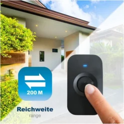 Komfort EAXUS Wireless Doorbell Funktürklingel Schwarz 11 Komfort EAXUS Wireless Doorbell Funktürklingel Schwarz -Smart Home Verkäufe 20fcf1ba 0e11 46fc 9db8 bfd4aaf1fb2d 600x600