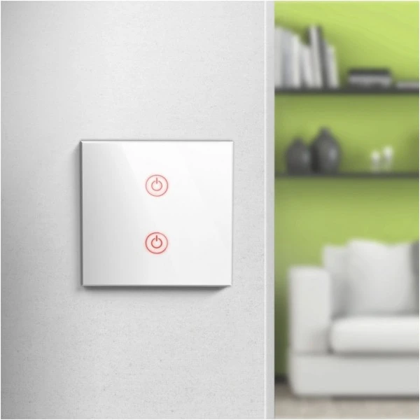 Komfort Hama WiFi-Touch-Wandschalter UP Weiß 4 Komfort Hama WiFi-Touch-Wandschalter UP Weiß – Bild 2