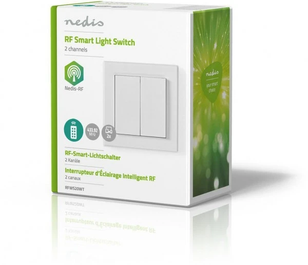 Komfort Nedis RFWS20WT RF-Smart-Lichtschalter 7 Komfort Nedis RFWS20WT RF-Smart-Lichtschalter – Bild 5