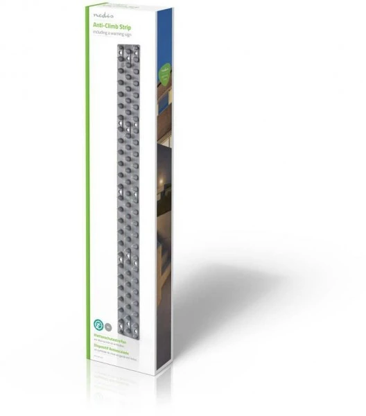 Sicherheit Nedis PREVSPS45GY Kletterschutzstreifen Mit Stacheln + Warnschild (10 Stk.) Grau 8 Sicherheit Nedis PREVSPS45GY Kletterschutzstreifen Mit Stacheln + Warnschild (10 Stk.) Grau – Bild 6