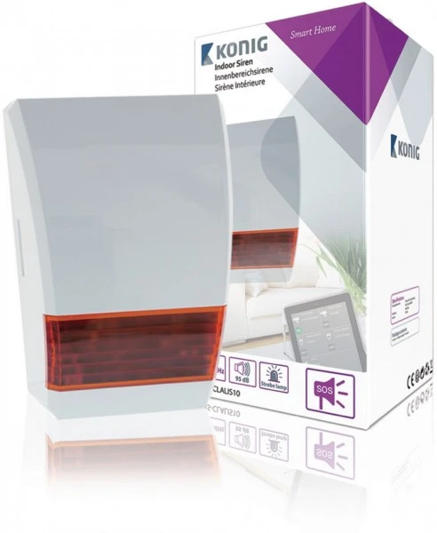 Sicherheit König SAS-CLALIS10 Innenbereichsirene 4 Sicherheit König SAS-CLALIS10 Innenbereichsirene – Bild 2