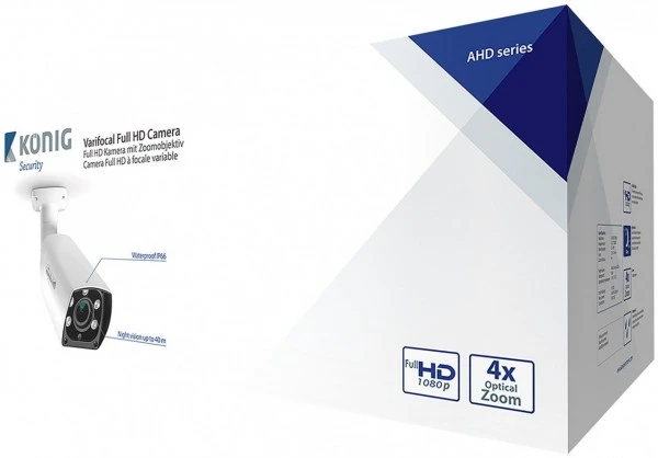 Sicherheit König Kugel Videoüberwachungskamera IP66 Überwachungskamera Weiß 5 Sicherheit König Kugel Videoüberwachungskamera IP66 Überwachungskamera Weiß – Bild 3