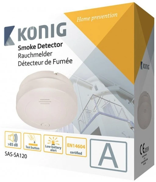 Sicherheit König SAS-SA120 Rauchmelder 4 Sicherheit König SAS-SA120 Rauchmelder – Bild 2