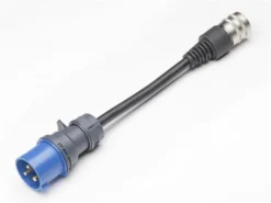 Komfort Juice JUICE CONNECTOR Adapter CEE32 Für JUICE BOOSTER 2 1-phasig Blau