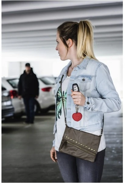 Sicherheit XavaX Mobile Alarmsirene Herz Rot 5 Sicherheit XavaX Mobile Alarmsirene Herz Rot – Bild 3