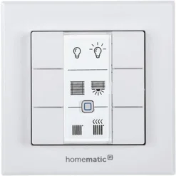 Komfort Homematic IP Wandtaster 6-fach