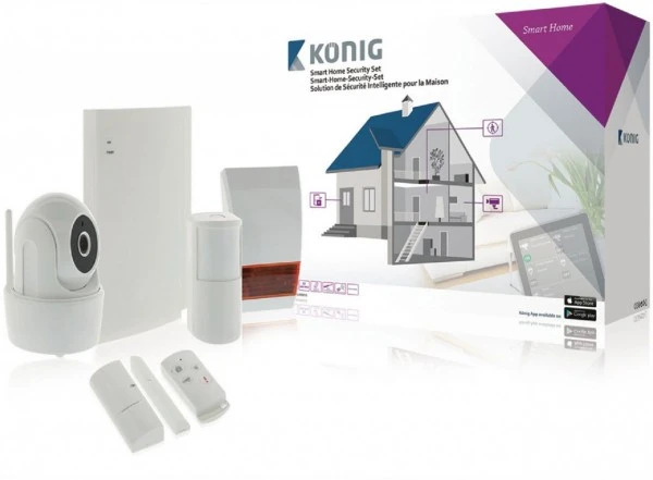 Sicherheit König SAS-CLALARM10 Video-Überwachungsanlge Weiss / Anthrazit 3 Sicherheit König SAS-CLALARM10 Video-Überwachungsanlge Weiss / Anthrazit