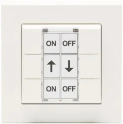 Komfort HomeMatic Wandtaster 6-Fach Weiß