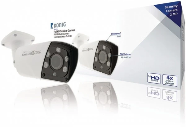 Sicherheit König Kugel Videoüberwachungskamera IP66 Überwachungskamera Weiß 4 Sicherheit König Kugel Videoüberwachungskamera IP66 Überwachungskamera Weiß – Bild 2