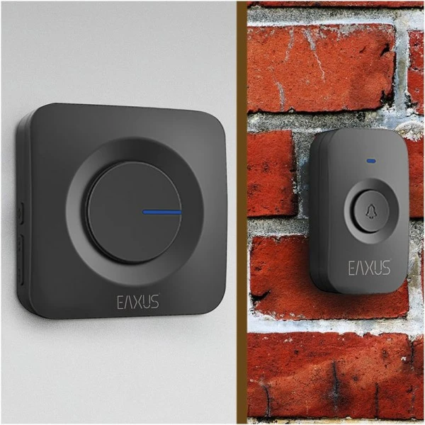 Komfort EAXUS Wireless Doorbell Funktürklingel Schwarz 6 Komfort EAXUS Wireless Doorbell Funktürklingel Schwarz – Bild 4
