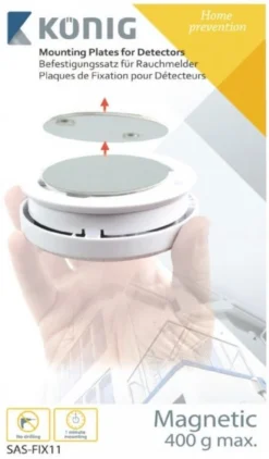 Sicherheit König SAS-FIX11 Befestigungssatz Für Rauchmelder -Smart Home Verkäufe 75c7f5c2 f466 4ea5 a85a 53fea8008c1d 600x600
