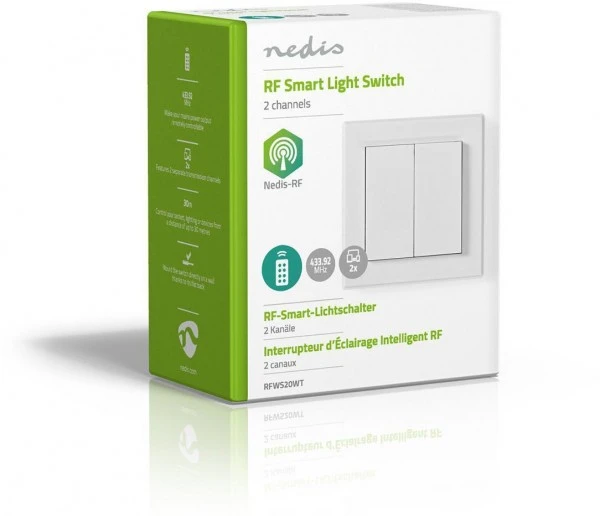 Komfort Nedis RFWS20WT RF-Smart-Lichtschalter 6 Komfort Nedis RFWS20WT RF-Smart-Lichtschalter – Bild 4