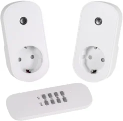 Komfort Vivanco Funksteckerset 2fach Weiß