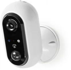 Sicherheit Nedis Smartlife Außenkamera Outdoor-Überwachungskamera Weiß