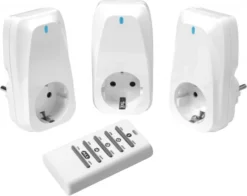 Komfort Vivanco FSS 31000WAL-N Funksteckerset 3fach Weiß