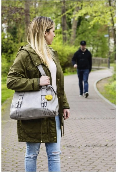 Sicherheit XavaX Mobile Alarmsirene Herz Gelb 4 Sicherheit XavaX Mobile Alarmsirene Herz Gelb – Bild 2