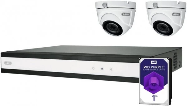 Sicherheit Abus 6-Kanal Hybrid Komplettset TVVR33620D 3 Sicherheit Abus 6-Kanal Hybrid Komplettset TVVR33620D