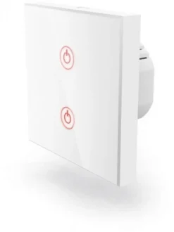 Komfort Hama WiFi-Touch-Wandschalter UP Weiß