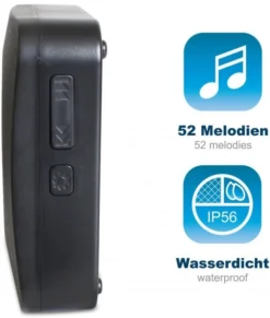 Komfort EAXUS 3-teiliges Türklingel Set Mit 2 Receivern Schwarz 12 Komfort EAXUS 3-teiliges Türklingel Set Mit 2 Receivern Schwarz -Smart Home Verkäufe ace70a55 4150 46ce 984d f8864f91008d 600x600