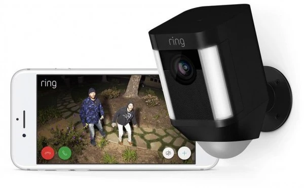 Ring Spotlight Sicherheitskamera (Akku) Schwarz 4 Ring Spotlight Sicherheitskamera (Akku) Schwarz – Bild 2