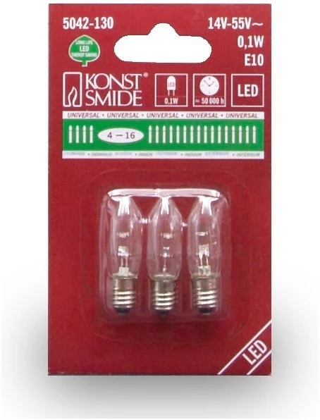 Leuchtmittel Konstsmide LED-Birne 14-55V 3er Blister Ersatzleuchte 4 Leuchtmittel Konstsmide LED-Birne 14-55V 3er Blister Ersatzleuchte – Bild 2