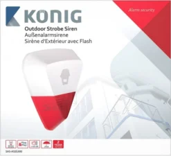 Sicherheit König SAS-ASSS300 Außenalarmsirene -Smart Home Verkäufe df98a496 12b0 43e5 a43c 727d5dfa8cc7 600x600