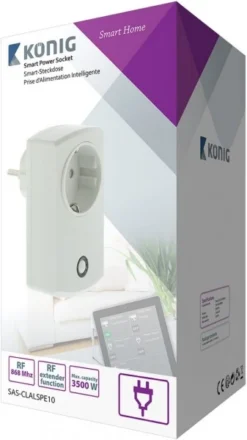 Komfort König SAS-CLALSPE10 Smart-Steckdose 12 Komfort König SAS-CLALSPE10 Smart-Steckdose -Smart Home Verkäufe e1662d74 6047 49fe b2c3 d89c59316fe5 600x600