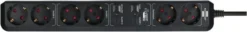 Komfort Brennenstuhl Connect WiFi Steckdosenl. (6-fach) Eco-Line Schwarz