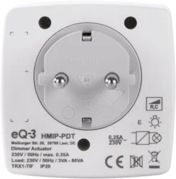 Komfort Homematic IP Dimmer-Steckdose - Phasenabschnitt -Smart Home Verkäufe ea343240 29ab 4d9a 817c fdcf57bfc5c8 600x600