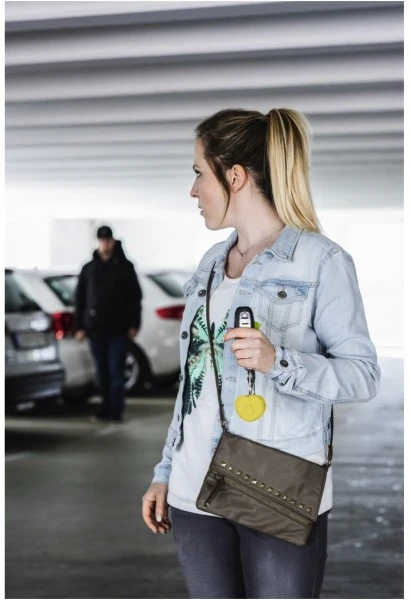 Sicherheit XavaX Mobile Alarmsirene Herz Gelb 5 Sicherheit XavaX Mobile Alarmsirene Herz Gelb – Bild 3